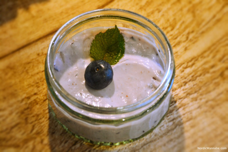 Blaubeer-Mascarponecreme, Blaubeeer- Creme, vegetarisch, Schweden, lecker, schnell, einfach, Nordicwannabe.com, Skandinavien