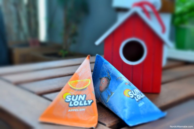 skandinavische Lebensmittel, Sun Lolly SunLolly Eis aus Dänemark Wassereis