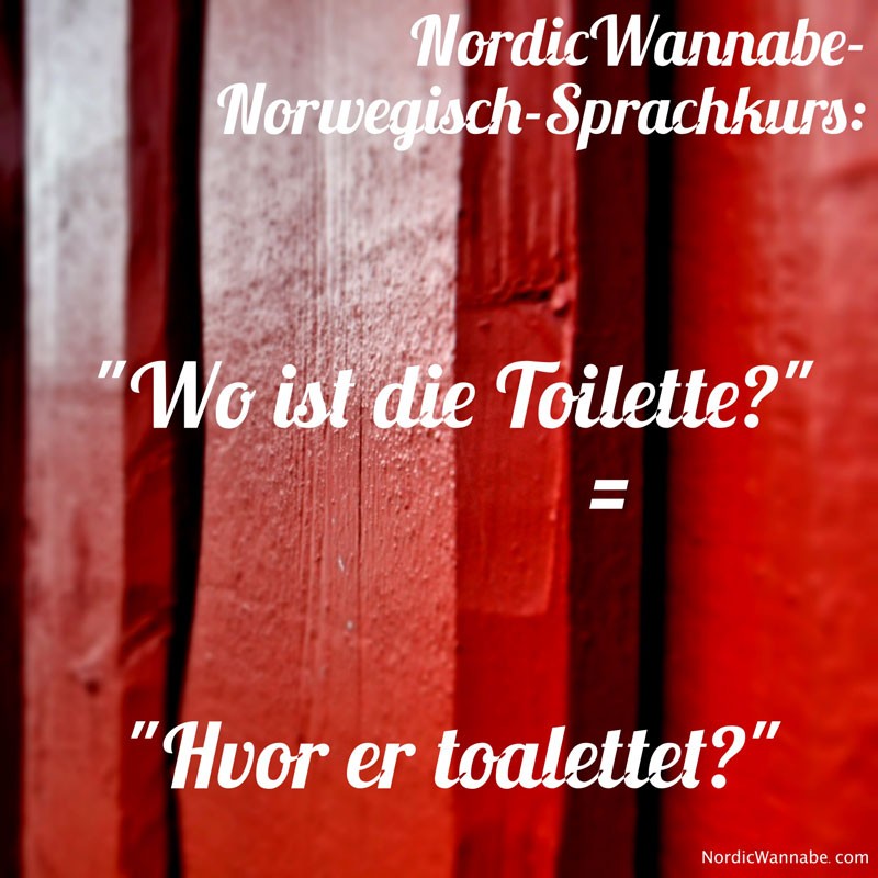 Norwegisch-Sprachkurs, Norwegisch Sprachkurs Wo ist die Toilette Haben Sie Waffeln Wo sind Nordlichter?
