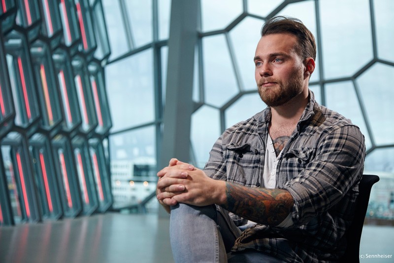 Sänger aus Island ,Ásgeir, Asgeir, isländisch, Singer Songwriter, Musiker Island, Pop, Electro, Björk, Sennheiser Blue Stage Magagzin,