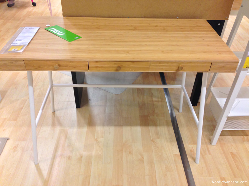 LILLÅSEN, Neuheit, IKEA, neu, Schreibtisch, Tisch, 2015, 2016, Schweden, Bambus holz, Skandinavien, Blog