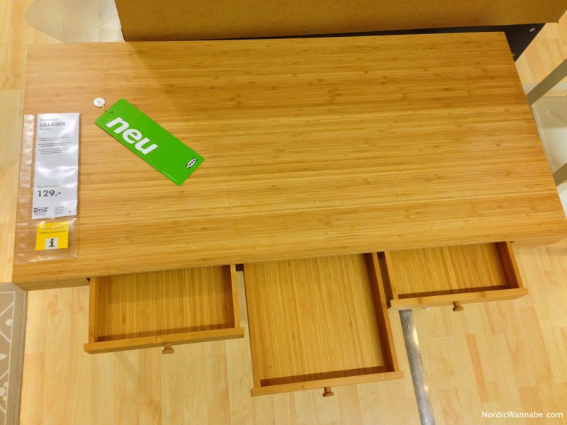 LILLÅSEN, Neuheit, IKEA, neu, Schreibtisch, Tisch, 2015, 2016, Schweden, Bambus holz, Skandinavien, Blog