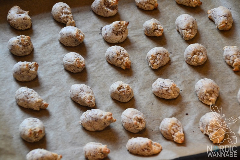 Norwegische Mandelmakronen, Kekse, Plätzchen, Norwegen, Blog, Rezept, Food, Makronen, Mandel, Skandinavien, Weihnachten, Rezept