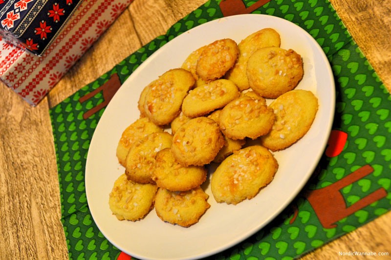 Weihnachtsrezept, Keksrezept, Finnland, Skandinavien, Blog, Weihnachten, Mandelkekse, Hagelzucker, Plätzchen, Advent