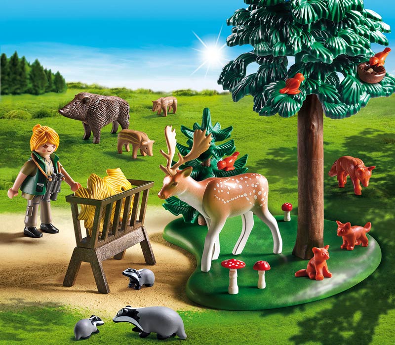 Neues Playmobil Thema Forsthaus, Wald, Waldtiere, Norwegen, Schweden, Skandinavien, Spielzeug, Kinder, Weihnachten, 2016, Neuheit, Blog, Empfehlung, 6815