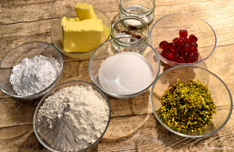 Kekse, Skandinavien, Blog, Plätzchen, Weihnachten, Norwegen, Schweden, Finnland, Dänemark, selbst gebacken, Kirsch Drömmar, lecker, leicht, schnell