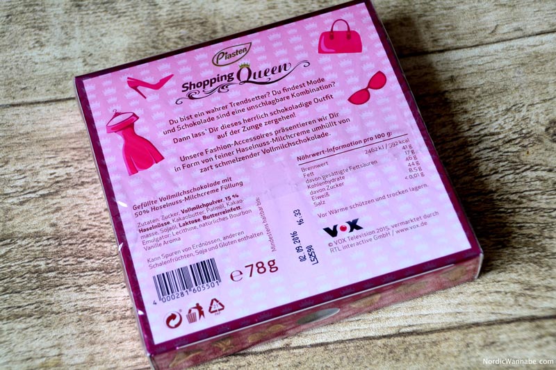 Shopping Queen, Shoppingqueen, Schokolade, VOX, Guido Maria Kretschmer, Praline, Clutch, Beautycase, Piasten, Schoko, Blog, Fashion, Design