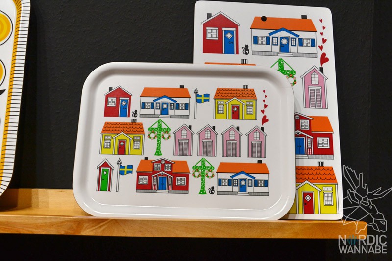 typisch schwedisch, Schweden, Skandinavien, Formpress, Tabletts, Druck, Muster