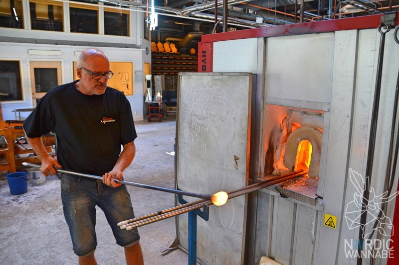Glas, Kosta, Glas blasen, Glascenter, Kosta Boda, Art Hotel, Schweden, Skandinavien ,Blog