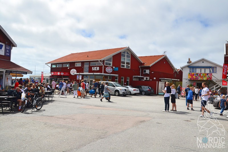 Smögen, Mittsommer, Hafen, Brygge, Schweden, Skandinavien, Blog, rote Holzhäuser