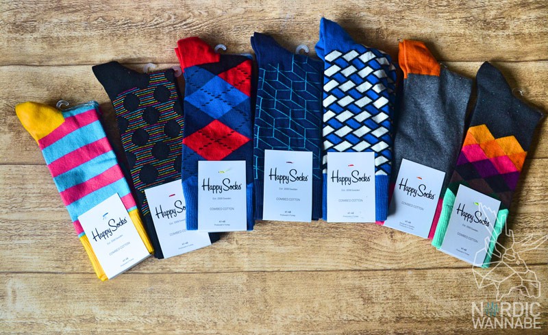 Geschenk-Ideen aus Skandinavien, Happy Socks, Schweden, Strümpfe, Socken, Blog, Skandinavien, Fashion