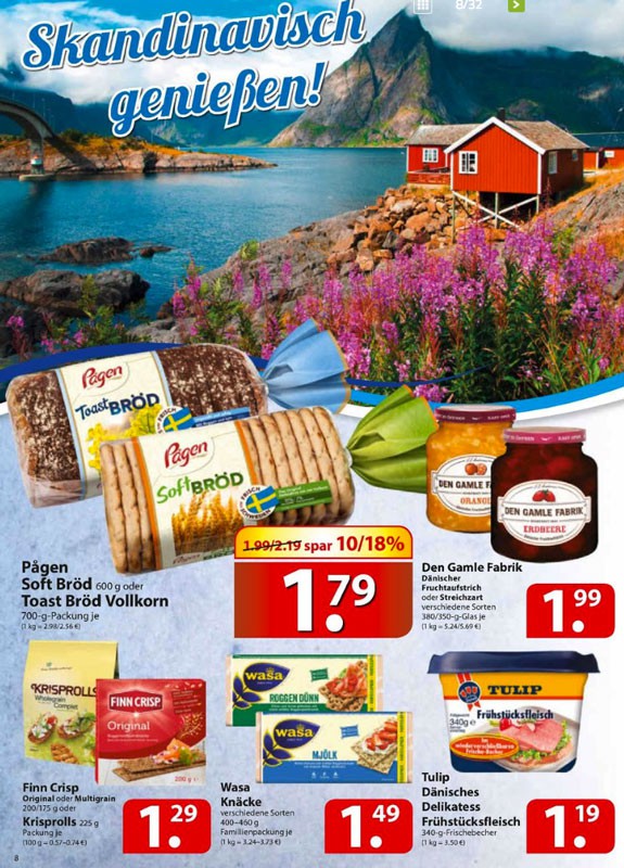 famila, skandinavische Lebensmittel, Supermarkt, Deutschland, Wo gibt es, Skandinavien, Finnland, Schweden, Dänemark, Norwegen, Blog