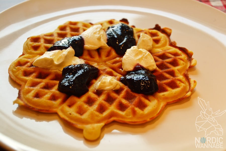 norwegische Waffeln, skandinavische Waffeln, Norwegen, Waffeln, Skandinavien, Blog, Köttbullar, Marmelade, Lachs, Skrei, Kardamom, lecker, einfach, Rezept