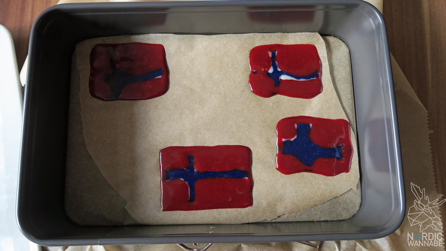 Biskuitrolle, Norwegisch, Norwegen, Rezept, Backen, Kochen, Erdbeeren, Blaubeeren, lecker, einfach, Sahne, Quark, Skandinavien, Hygge, Blog