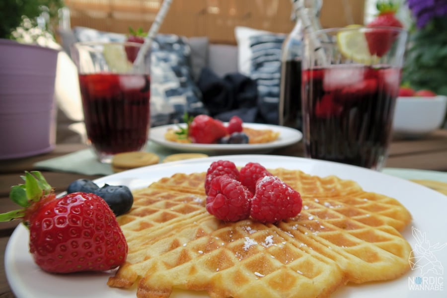 Hygge Waffeln, Hygge, Waffeln, norwegische Waffeln, Waffelrezept Norwegen, Blog, Norwegen, Skandinavien, Dänemark