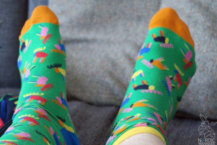 Happysocks, Happy Socks, Strümpfe, Socken, Schwedenmuster-Strümpfe, Schweden-Muster, Schweden Blog, Skandinavien