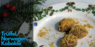 Norwegische Trüffel, Weihnachtskekse, Skandinavisch, skandinavische Weihnachtskekse, Trüffel, Nisse, Kobold, Norwegenblog, Norwegen, Kekse, backen, Rezept, Troll