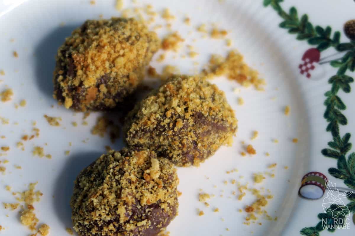 Norwegische Trüffel, Weihnachtskekse, Skandinavisch, skandinavische Weihnachtskekse, Trüffel, Nisse, Kobold, Norwegenblog, Norwegen, Kekse, backen, Rezept, Troll