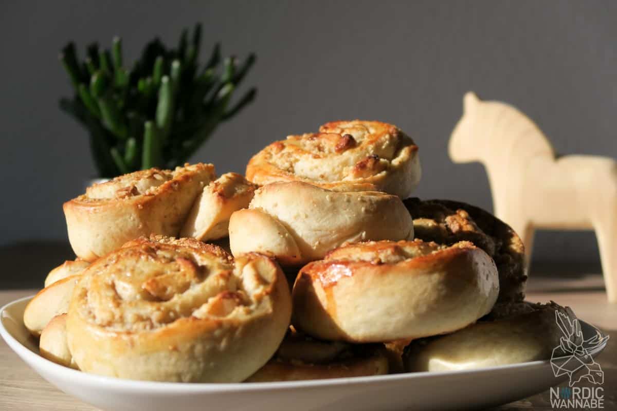 Walnuss, Walnussschnecke, Schwedische Schnecke, Zimtschnecke, Rezept, Schweden, Blog, Kanelbullar