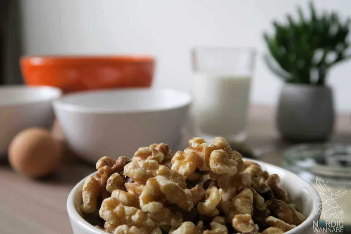 Walnuss, Walnussschnecke, Schwedische Schnecke, Zimtschnecke, Rezept, Schweden, Blog, Kanelbullar