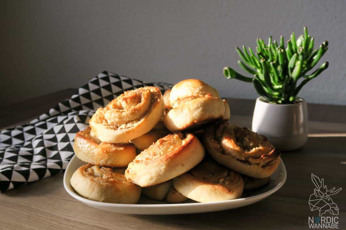 Schweden reise, Walnuss, Walnussschnecke, Schwedische Schnecke, Zimtschnecke, Rezept, Schweden, Blog, Kanelbullar