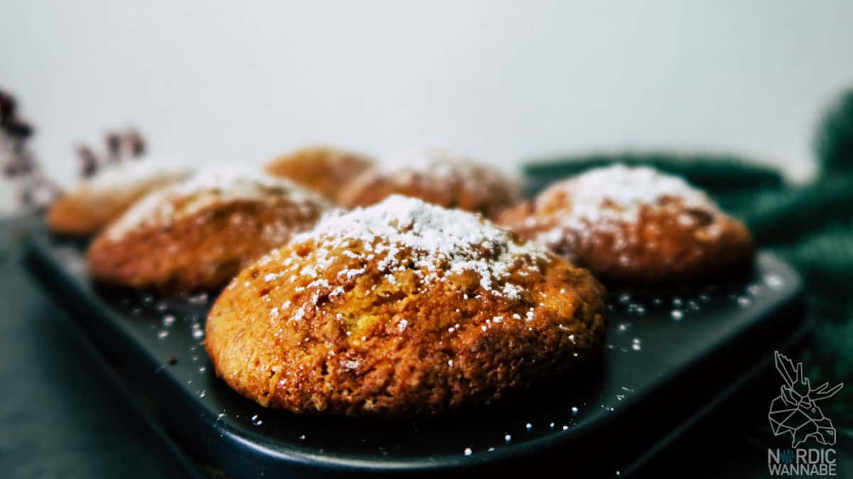 Preiselbeer-Muffins, Skandinavische Weihnachtskekse, Skandinavien, Schweden, Norwegen