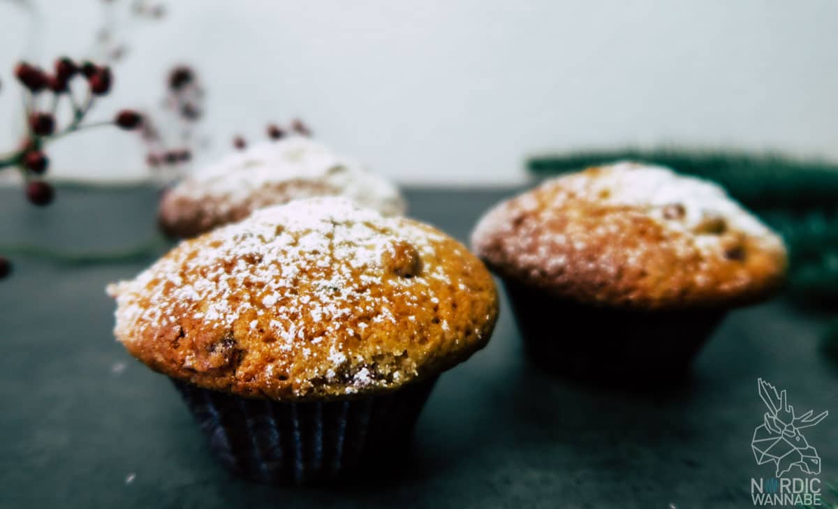 Preiselbeer-Muffins, Skandinavische Weihnachtskekse, Skandinavien, Schweden, Norwegen