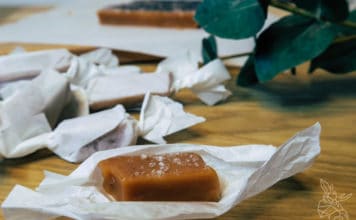 Karamellbonbons mit Salz, Skandinavien, Hygge, Valentinstag, Karamellbonbons selber machen, Rezepte