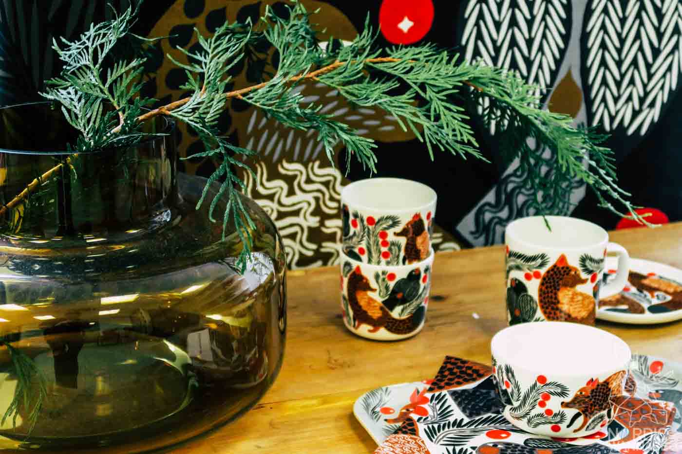 Finnische Weihnachtsdekoration von Marimekko, Marimekko Neuheiten 2019, Finnland, Finnisches design, Marimekko Shop Frankfurt