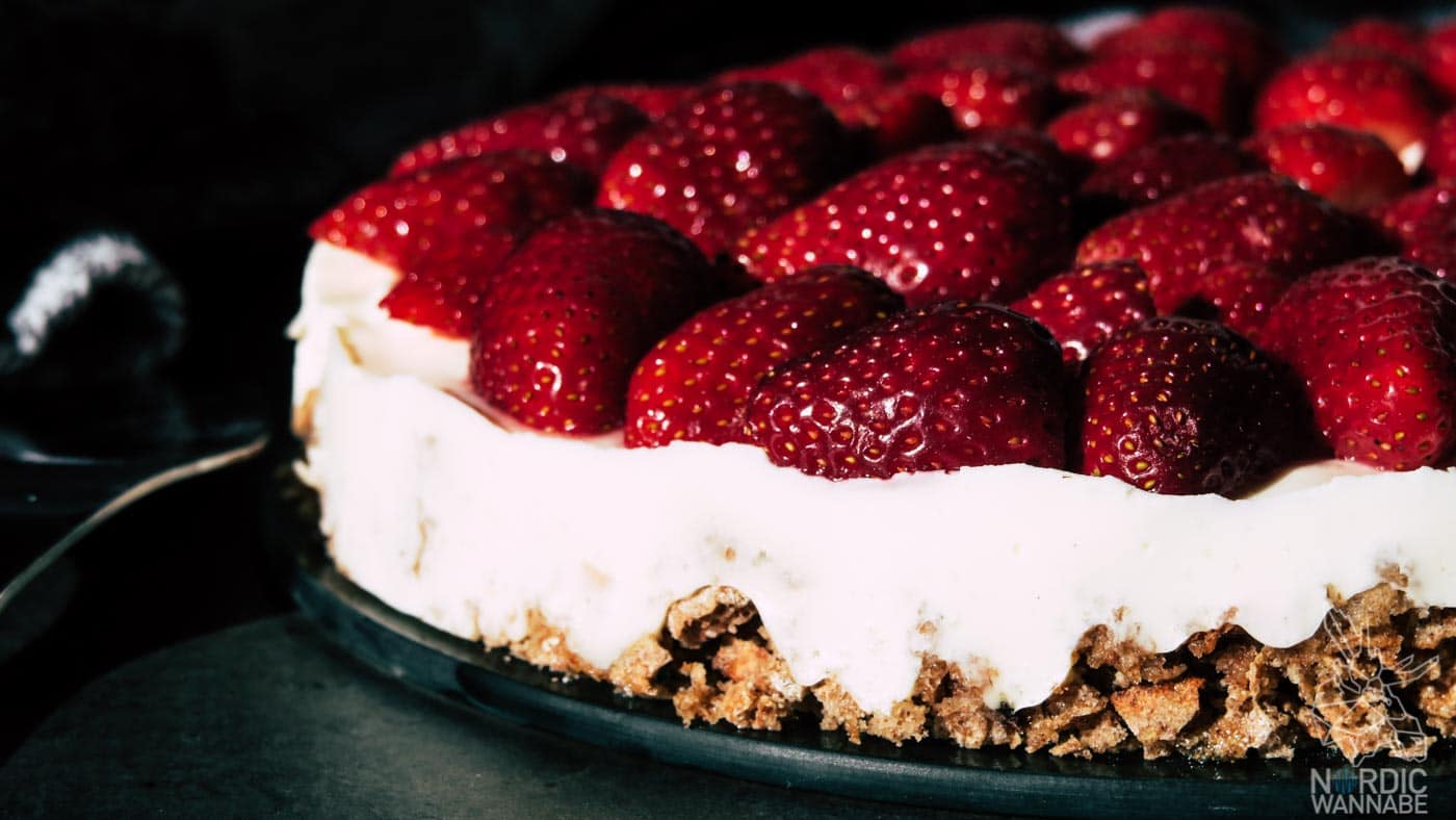 Skyr-Torte, Rezept, Schweden, Mittsommer , Skyr