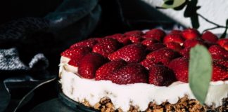 Skyr-Torte, Rezept, Schweden, Mittsommer , Skyr
