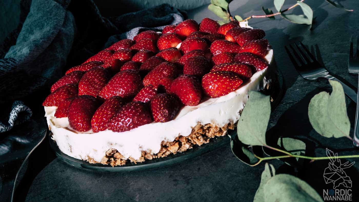 Skyr-Torte, Rezept, Schweden, Mittsommer , Skyr