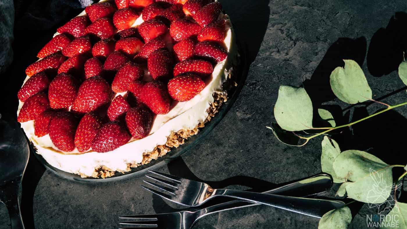 Skyr-Torte, Rezept, Schweden, Mittsommer , Skyr