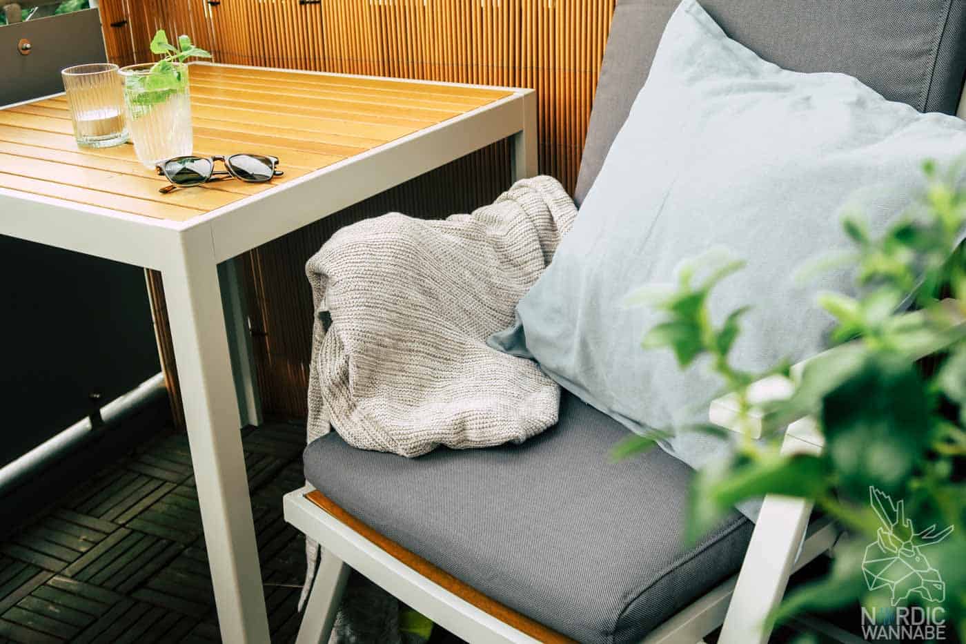 Skandi-Look für den Balkon, Balkon, Skandi-Stil, Hygge, Licht, IKEA