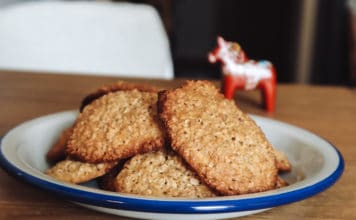 Schwedische Haferkekse, Rezept, Schweden, Skandinavien