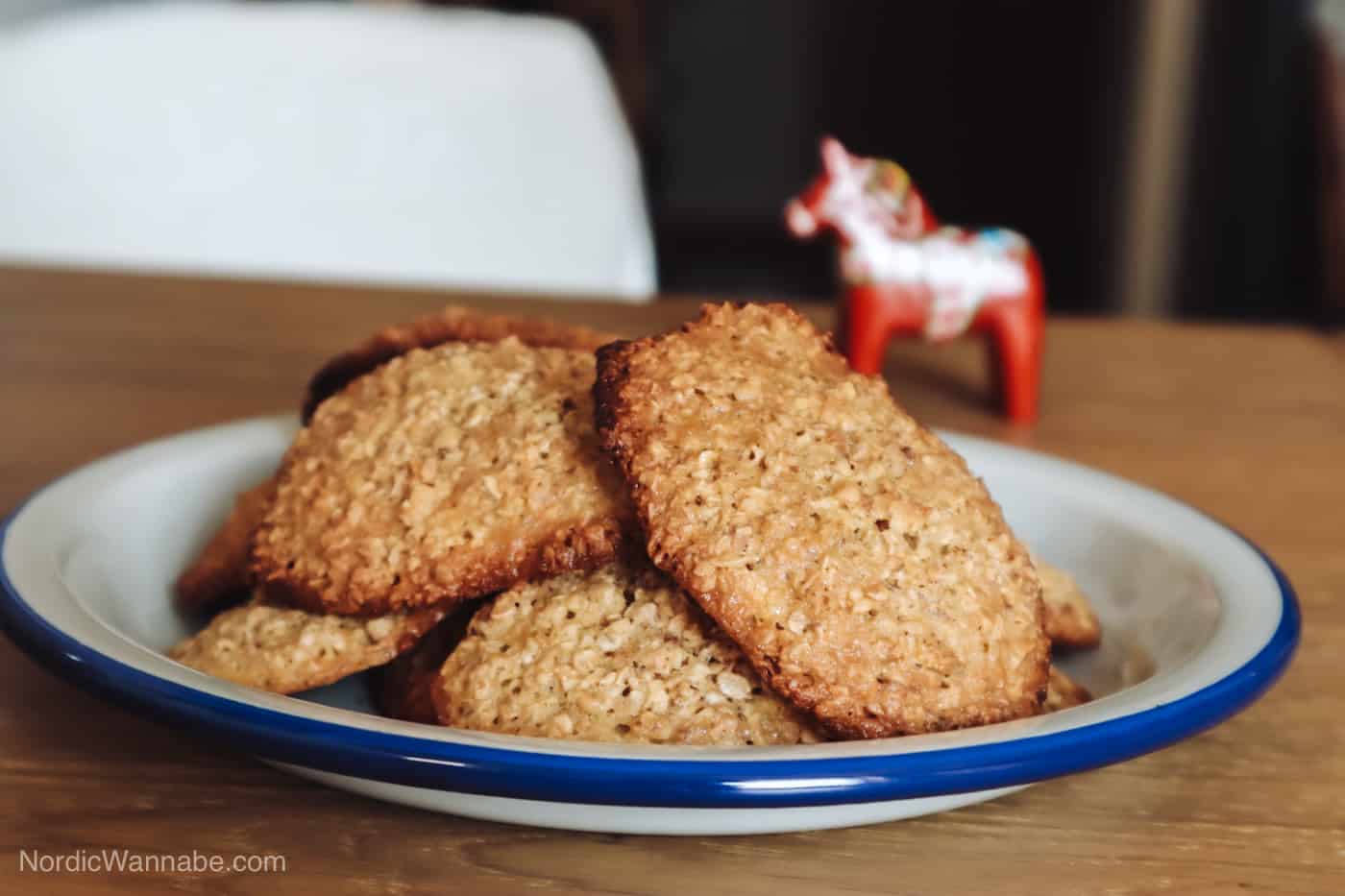 Schwedische Haferkekse, Rezept, Schweden, Skandinavien