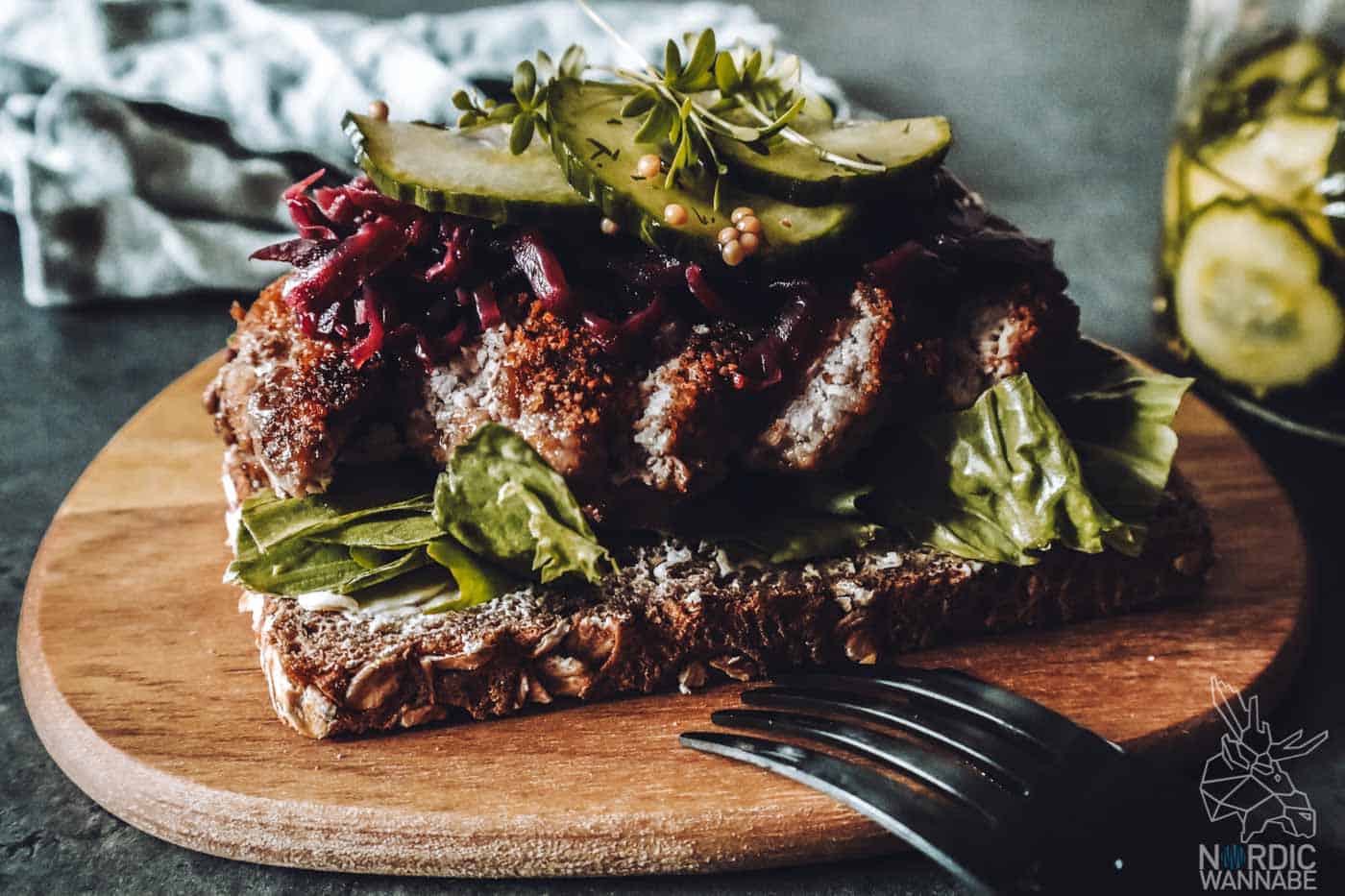Dänisches Smørrebrød in Hannover , Aelling, Smørrebrød, Markthalle, Dänemark