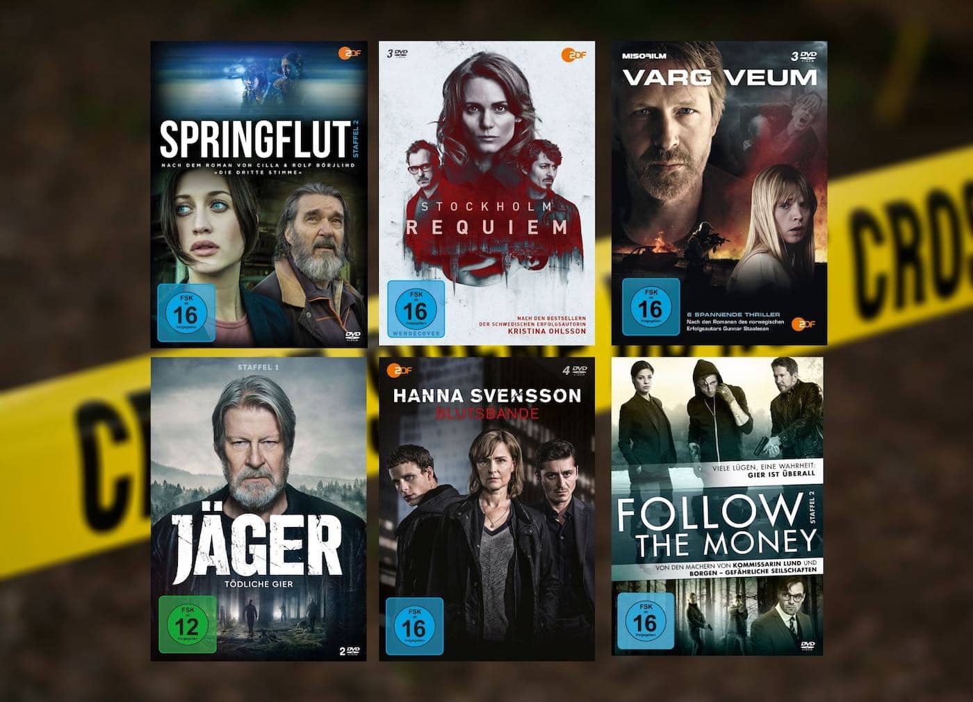 Nordic Noir, Skandinavische Serien. Serien aus Schweden, Krimis