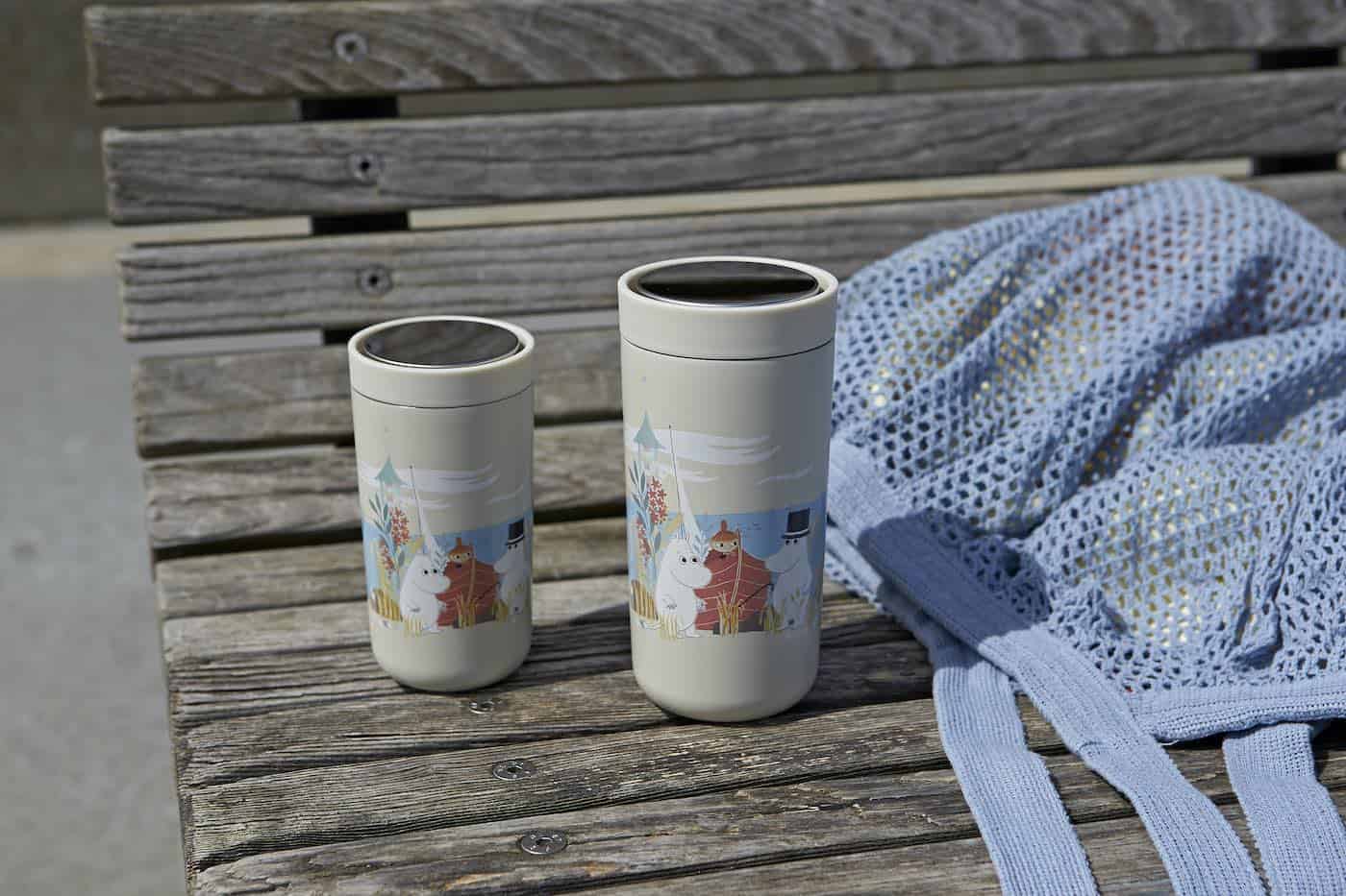 Mumins-Becher zum Mitnehmen, Stelton, Rig-Tig, Neuheit, Skandi-Style, Thermobecher, Moomin