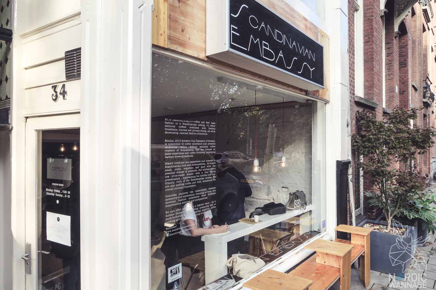 Skandinavisches Restaurant, Shop & Café in Amsterdam, Gård Nordic Kitchen, Scandinavian Embassy
