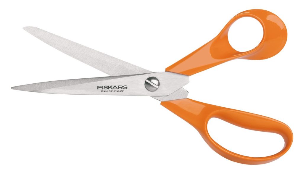 Fiskars Schere, Scharfe Schere, Stoffschere, Bastelschere, Finnland