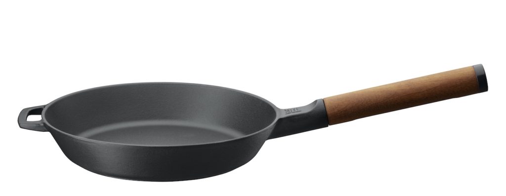 Gusseisen-Pfanne für Induktion , Fiskars, Finnland, Finnische Geschirrserie, Kochgeschirr