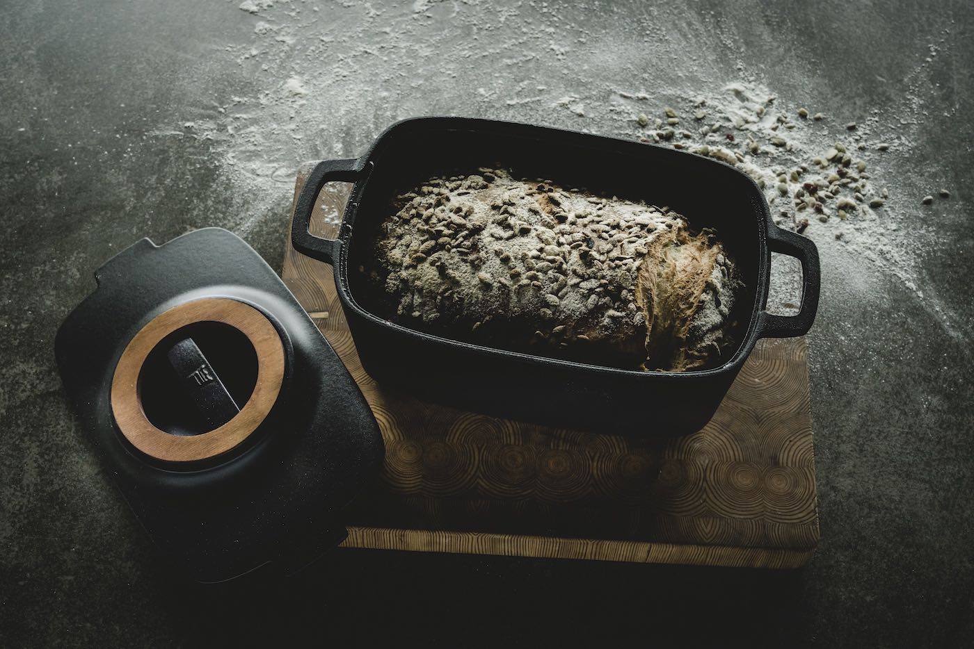 Gusseisen-Pfanne für Induktion , Fiskars, Finnland, Finnische Geschirrserie, Kochgeschirr