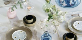 Skandinavische Kerzenleuchter, Kerzenhalter, Glas, Marimekko , Vasen