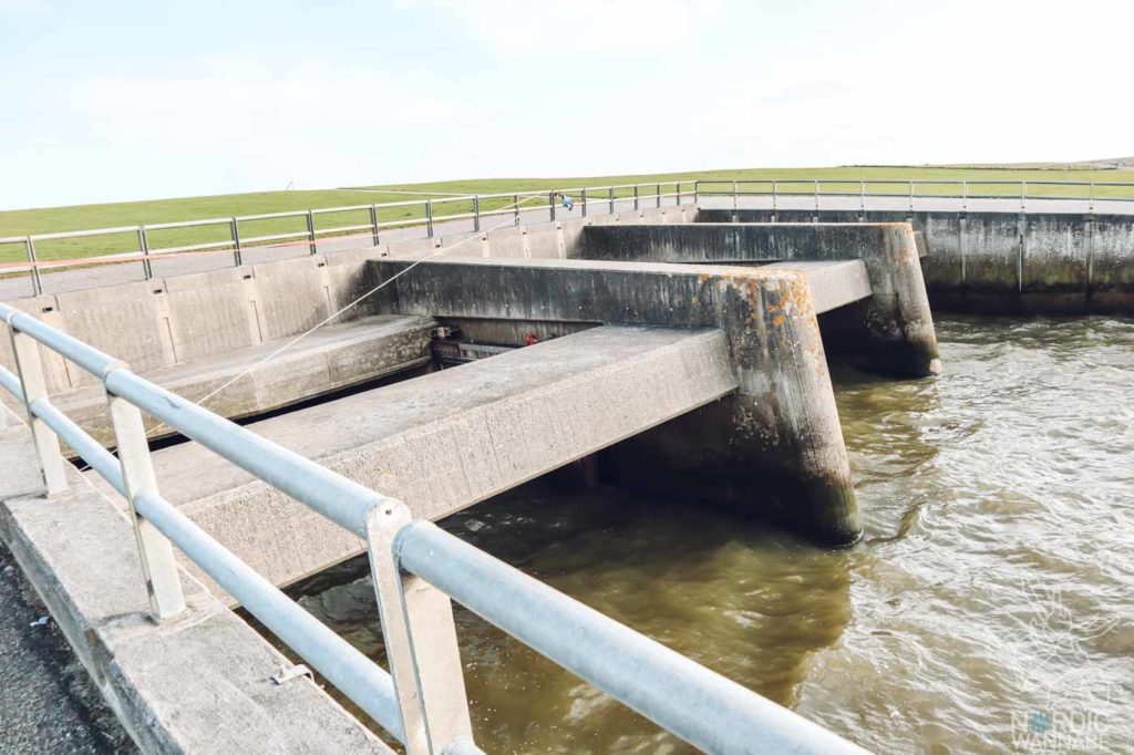 Højer Mühle, Südjütland, Dänemark, Urlaub, Høyer Schleuse