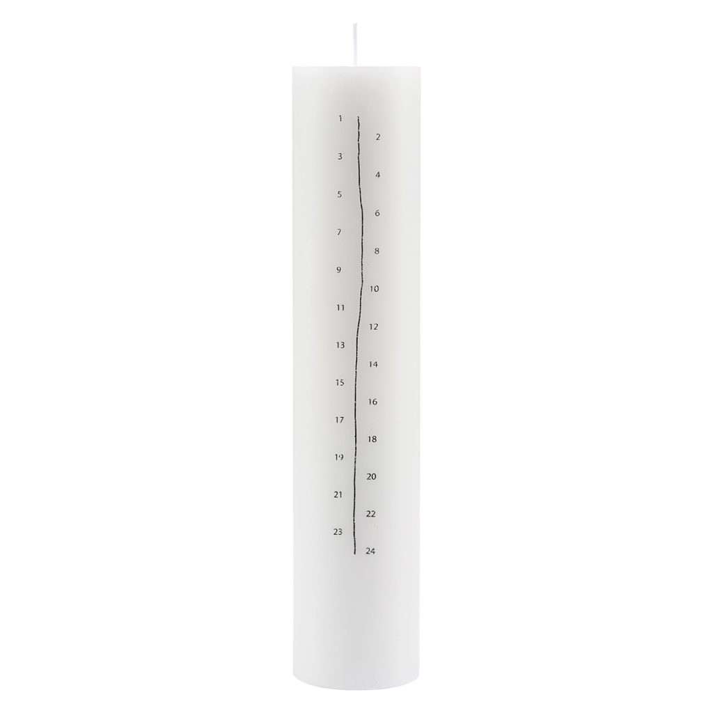 Dänische Weihnachten, Julehygge, Kalenderkerzen, Weihnachten in Dänemrk, Kalenderlys