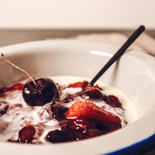 Dänische rote Grütze, rote Grütze selber machen, Dänische Rezepte, Dänisches Essen, Nordic Foodporn