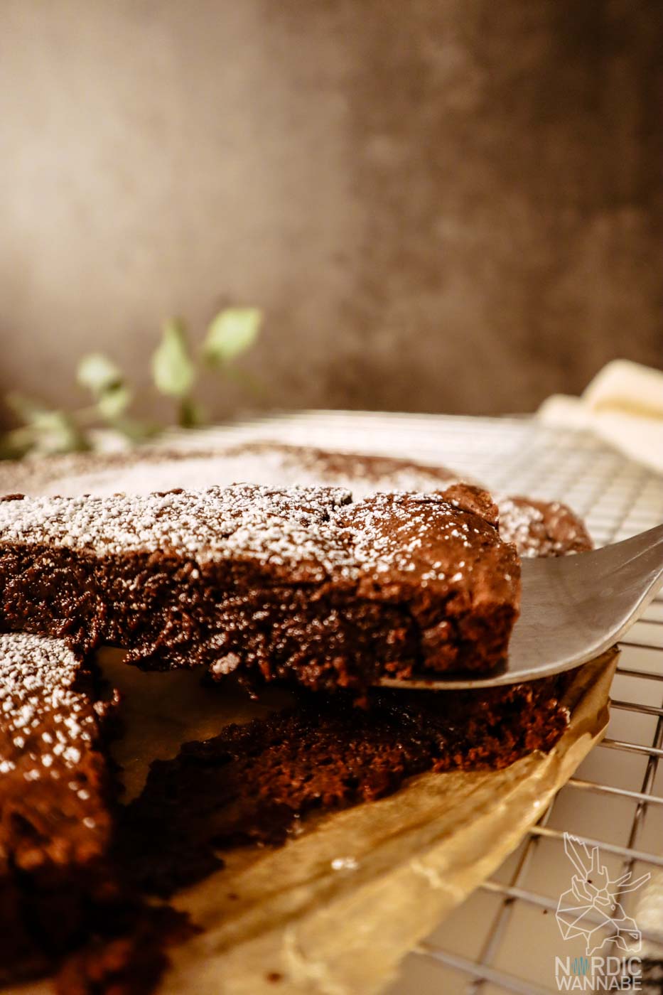 Kladdkaka, Schwedischer Schokokuchen, Schwedischer Schokoladenkuchen, Saftiger Schokokuchen, Rezept aus Schweden