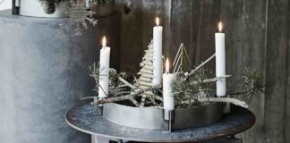 Adventskranz skandinavisch, Minimalistisch, Skandinavische Weihnachtsdeko, Dekoration, Weihnachten