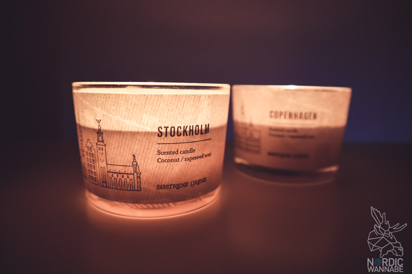 Duftkerzen im Glas, Keramik, Lebkuchen, Søstrene Grene